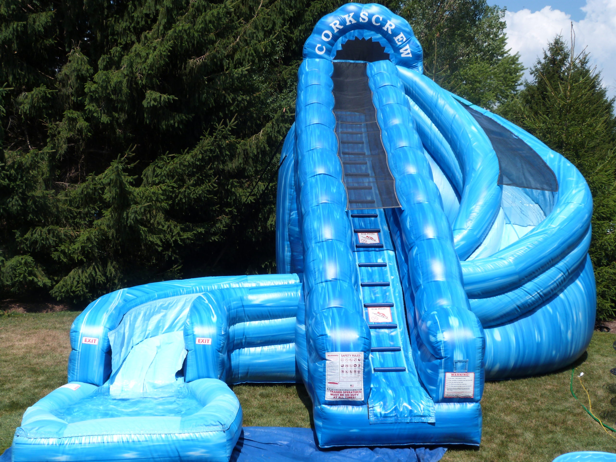 16ft Tropical Wave Water Slide